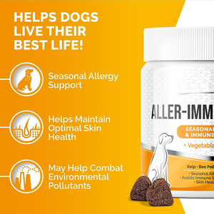 บรรเทาอาการแพ้ของสุนัขสำหรับอาการคัน<span class=keywords><strong>กัด</strong></span>ที่ผิวหนัง<span class=keywords><strong>กัด</strong></span>หูบรรเทาอาการแพ้ตามฤดูกา<span class=keywords><strong>ล</strong></span>-ส่วนผสมจากธรรมชาติภูมิคุ้มกันรองรับซอฟท์ชิวส์ - Product Image 3