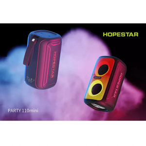Altavoz Inalámbrico HOPESTAR PARTY110 Mini con Bluetooth, Luces LED RGB, Reproductor de Audio USB, Ranura para Tarjeta, Batería para Uso Doméstico y Comercio Exterior - Product Image 6