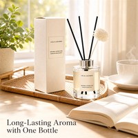 Coffret Cadeau Diffuseur de Parfum Fête des Mères – Parfum Gratitude et Remerciements pour Maman, Famille – Huile Essentielle Naturelle, Décoration Parfumée pour la Maison