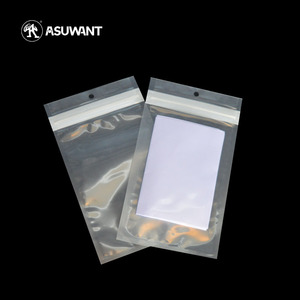Custom Printed Recycled Compostable PLA PBAT PE Ziplock Plastic 3 Side Heat Seal Clear Plastic Zip Lock Pouch Packaging Bags <strong>Uk</strong> - Product Image 3