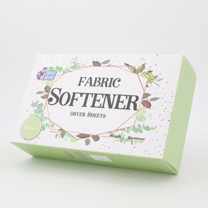 แผ่น<span class=keywords><strong>ผ้า</strong></span>นุ่มสำหรับซักผ้ากลิ่นลาเวนเดอร์พร้อมบรรจุภัณฑ์และขนาดตามสั่ง - Product Image 3