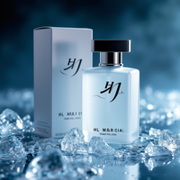 Vente en gros mini flacons de parfum en verre de luxe 30/50/100ml vaporisateur de recharge unique verre coloré vide avec boîte de luxe