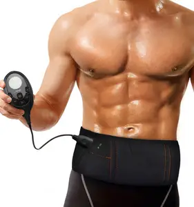 Men Women Home Gym Fat Burner Ab Flex Device Stomach Waist Trimmer Belt Body Shaper Slimming Fitness Garments