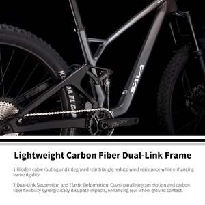 จักรยานเสือภูเขาคาร์บอนไฟเบอร์แบบมีหางนิ่มสำหรับทุกภูมิประเทศกันสะเทือนแบบ off-road <span class=keywords><strong>Fox</strong></span> front <span class=keywords><strong>Fork</strong></span> and Adult RACING - Product Image 3