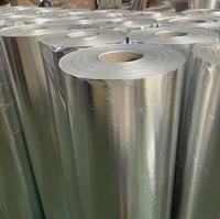 Ruban adhésif en fibre de verre et feuille d'aluminium haute résistance, isolant thermique, résistant à la chaleur, imperméable, pour l'étanchéité des tuyaux CVC, découpé sur mesure