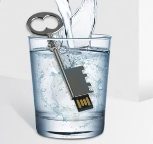 Dernière clé en métal clé USB 2.0 64GB 32GB or argent clé USB 16GB 8GB clé USB vintage <span class=keywords><strong>4GB</strong></span> 2GB 1GB clé USB cadeau - Product Image 6