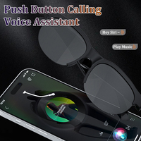 Lunettes de soleil intelligentes polarisées Anti bleu avec pour haut-parleur stéréo Bluetooth 5.0 Audio musique Photo appel lunettes matériel VR