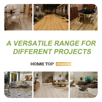 Plancher stratifié AC3 AC4 AC5 8mm 10mm 12mm 15mm à grain de bois pour projets résidentiels et commerciaux
