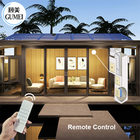 Installez facilement le toit adapté aux besoins du client par soleil de maison verte de jardin d'hiver préfabriqué en aluminium pour la vie en verre isolante de Sunroom