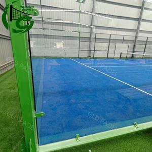 <span class=keywords><strong>Terrain</strong></span> de <span class=keywords><strong>padel</strong></span> vert personnalisé avec couleur et logo, <span class=keywords><strong>terrain</strong></span> de <span class=keywords><strong>padel</strong></span> de 20*10m certifié CE, <span class=keywords><strong>terrain</strong></span> de <span class=keywords><strong>padel</strong></span> de haute qualité pour club de <span class=keywords><strong>padel</strong></span> - Product Image 5