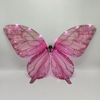 Dron LED elegante de lujo con forma de mariposa, juguete volador recargable al por mayor para bodas, espectáculos, conciertos, efectos escénicos, portador de anillos
