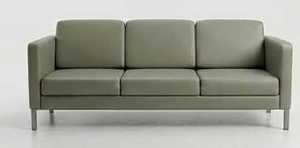 New Arrival Modern <b>Office</b> <b>Sofa</b> Synthetic Leather Metal Leg Waiting Lounge 3 Seater Couch Reception Seating For <b>Office</b> Hotel Use - Product Image 5