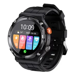 Лучшие Смарт-часы 2024 C21 PRO Smartwatch 410 мАч большой аккумулятор BT Calling 1ATM водонепроницаемые Смарт-часы для мужчин