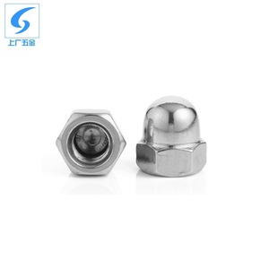 น็อตหัวกลมสแตนเลส M3-M36 มาตรฐานเมตริก DIN1587 ป้องกันการหลุดร่วง สำหรับอุตสาหกรรมก่อสร้าง - Product Image 2