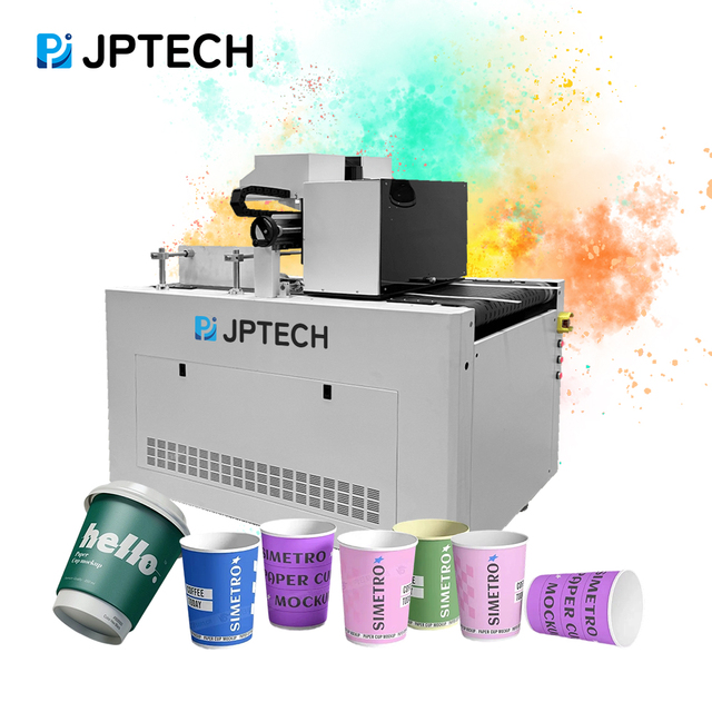 Mini Digital Package Printer Single One Pass Inkjet Printer with Automatic Feeder for Paper Cups Carton Pizza Box Cardboard
