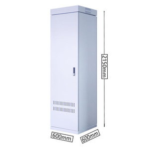 Network Cabinet 600mm x 600mm x 2150mm Sheet Metal Cold Rolled Steel Baking Paint Customizable - Product Image 1