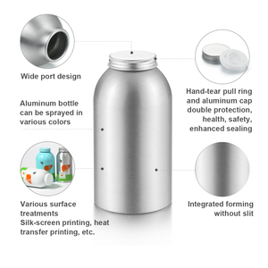 Cấp thực phẩm chăm sóc sức khỏe bao bì tin có thể vòng hình dạng viên nang <span class=keywords><strong>tins</strong></span> nhôm chai kim loại y học tin nhôm Pill lọ - Product Image 2