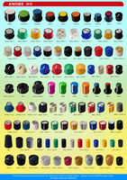 Boutons colorés pour contrôleurs DJ et mixeurs avec trou en forme de D, bouton Chroma