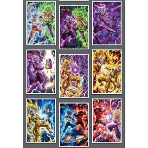 GL Pokemoned Super <span class=keywords><strong>Dragon</strong></span> Balls Collectible Shikishi Art Eif Baby Colored Paper Kids Toys Blind Boxes Booster Box Board Games - Product Image 3