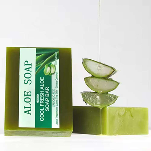 Savon manuel à base de plantes, naturel, doux, non irritant, à l'aloe vera et à l'acide salicylique, hydratant, anti-acné, régulateur de sébum, nettoyant - Product Image 2