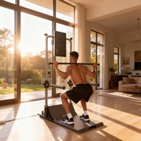 Sistema de Entrenamiento de Resistencia Inteligente Aptus Gym Monster para el Hogar, Sistema Electrónico de Entrenamiento de Fuerza, Plegable y Montable en Pared