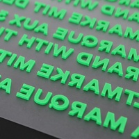 Écussons thermocollants 3D personnalisés en caoutchouc avec logo de marque, étiquettes en silicone pour vêtements et t-shirts