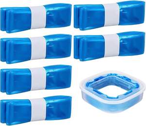 Sacchetti di rifiuti in plastica HDPE per uso domestico personalizzati in fabbrica 7 strati di sacchetti per pannolini riciclabili al limone viola - Product Image 3