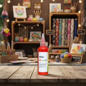 Nueve Pinturas Acrílicas Color Rojo con Tamaño de 100 ML para Papel, Metal, Madera, Vidrio, Plástico, Concreto y Yeso - Product Image 1