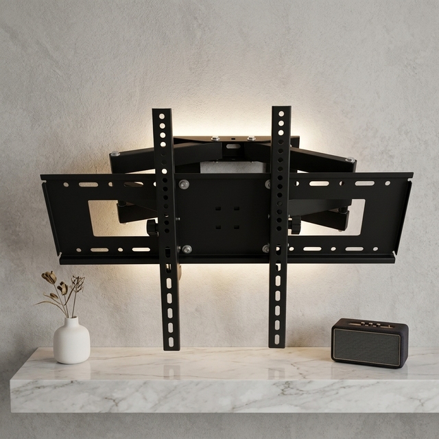 Extendable Full Motion TV Wall Mount Articulating Pull Down Bracket Commercial Grade