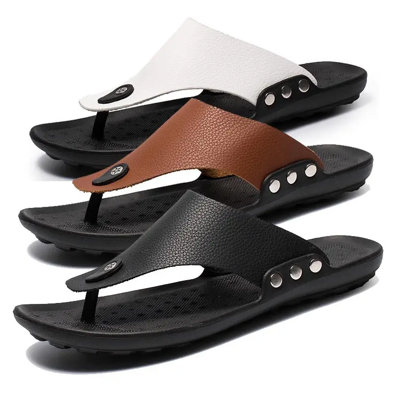 Sandals plus Size Men's Shoes Flip-Flops Foreign Trade Men's Slippers Beach Popular Sandals Men