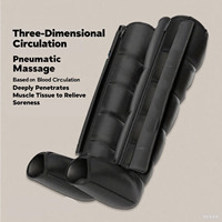 Masseur de jambes à compression d'air de l'usine OEM Botte de pressothérapie pour athlète Douleurs musculaires et soulagement de la douleur pour les jambes de grande taille