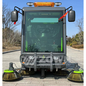 ZOWN, barredora eléctrica de cuatro ruedas para exteriores completamente cerrada, limpiador de carreteras, motor/componentes del núcleo del Motor, ancho de limpieza de 2000mm - Product Image 5
