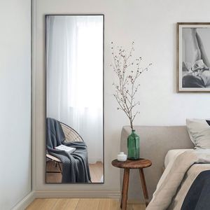 Miroir mural décoratif de sol grand format en alliage d'aluminium tendance 2025 pour salon et salle de bain, décoration intérieure - Product Image 2