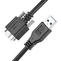 Câble USB 3.0 Micro B ULT-unite à âme en cuivre pur avec vis de verrouillage en acier inoxydable pour connexion d'appareil photo
