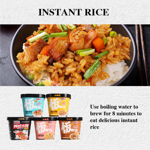 Pasti Istantanei al Riso Bibimbap al Pepe di Rattan, Cibo Istantaneo Popolare Cinese per Lavoratori e Pigri, Pronto da Mangiare - Product Image 2