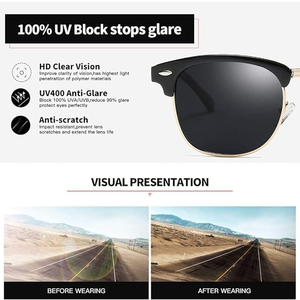 New Custom Logo Unisex <b>Square</b> UV400 Full Rim Anti-Radiation Sports Luxury Designer Trending <b>Sunglasses</b> Kit Bundle High Quality - Product Image 4