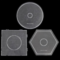 Vente en gros de tapis de base transparents emboîtables de 2,6 mm pour perles Perler, perles à fusionner DIY, modèles de puzzle et artisanat de perles