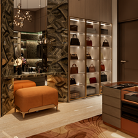 Italienisches Innendesign Komplette Villa-Möbel Luxus-Schlafzimmer-Set Möbel Kingsize-Bettgestell Luxus