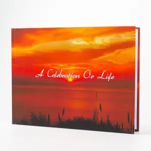 Celebrazione della memoria del <span class=keywords><strong>libro</strong></span> degli ospiti del <span class=keywords><strong>libro</strong></span> degli ospiti con il funerale di condoglianze commemorative personalizzate per la stampa di fabbrica - Product Image 1