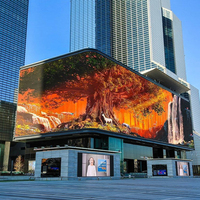TOPLED Mini Panneaux Géants Courbés City Street Panneau P3.91 Écran LED de Location de Publicité Extérieure