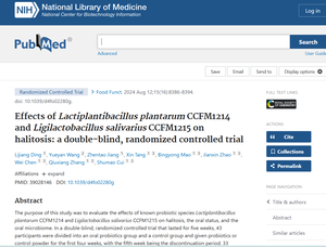 Mezcla <span class=keywords><strong>de</strong></span> Probióticos para el Mal Aliento, Patente Clínica, 300 mil Millones <span class=keywords><strong>de</strong></span> UFC/g, Tecnología <span class=keywords><strong>de</strong></span> Microencapsulación, Fórmula Helpdenta - Product Image 2