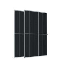 Panneaux solaires monocristallins HJT BIPV N-Type HBC pliables 450W-500W haute efficacité entièrement noirs