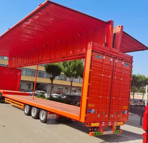 Factory Supply 40ft & 53ft Tri-axle Steel Dry Van Box High Capacity Cargo Truck Semi <b>Trailer</b> for Sale - Product Image 1