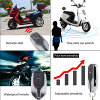 Motorcycle Electric Vehicles One-way Alarm Security System Adapter Anti-theft for 48V-72V Motorcycle
