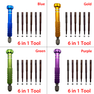 6 trong 1 đa chức năng sửa chữa công cụ mở Kit tua vít cho Iphone cho Samsung DIY điện thoại di động tháo gỡ công cụ Bộ dụng cụ sửa chữa - Product Image 6