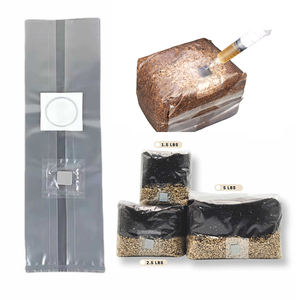 Bolsas de Cultivo de Hongos Cuadradas de Polipropileno (PP) Transpirable de 0.2 Micras con Puerto de Inyección Autocurable - Product Image 1