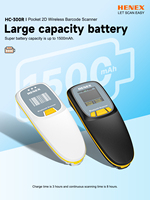 Kablosuz 2D CMOS Taşınabilir Bluetooth Barkod Tarayıcı QR Kod Tarayıcı Cep Depolama Mini Tarama Makinesi