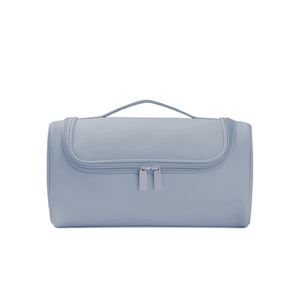 Bolsa Organizadora de Maquillaje de Viaje, Portátil, Duradera y de Gran Capacidad para Mujer, con Logotipo Personalizado, de PU, Estilo Étereo, para Cosméticos y Artículos de Aseo - Product Image 3