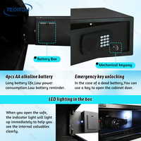 Caja Fuerte Inteligente Digital Automática a Prueba de Fuego Tediton TTLock App Office para Hotel y Hogar