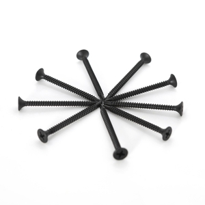 Vis à bois auto-perceuses industrielles métriques/pouces en acier au carbone à tête trompette pour construction en acier et en cloisons sèches - Product Image 1